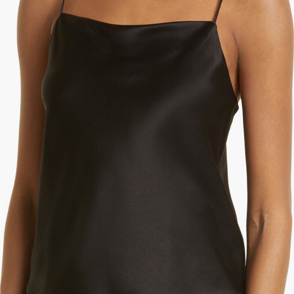 Alice + Olivia Grey Silk Camisole